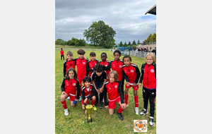 Nos U10 vainqueurs du tournoi Bancel DD7 Cup 2024